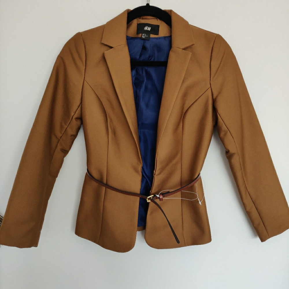 H&M belted blazer